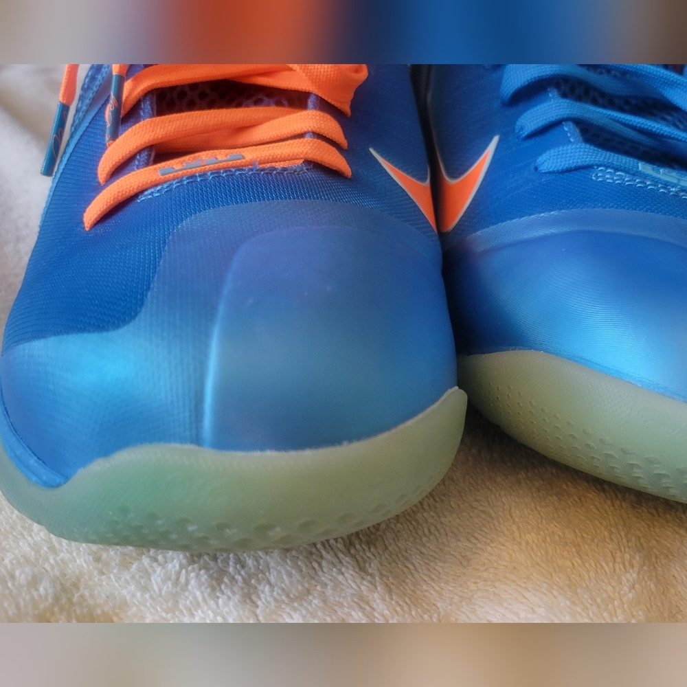 Nike Lebron 9 2011china Blue and Orange Athletic Shoes Sz11.5 - Picture 8 of 14